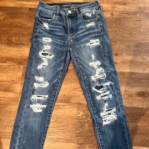 American Eagle Next Level Stretch Hi rise jegging Crop. Size 4 Regular.